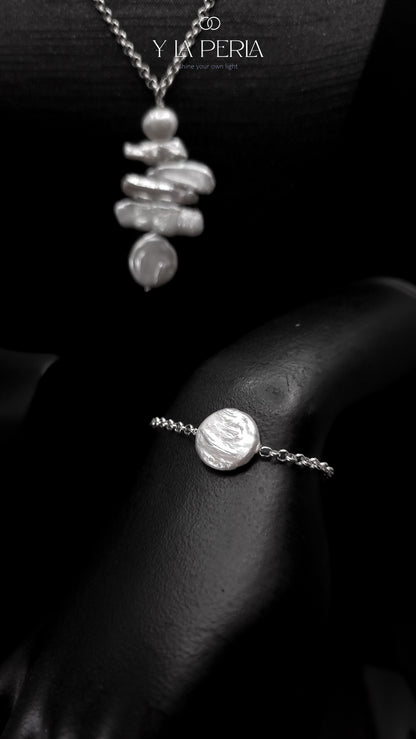 Cascade Of Pearl Bracelet