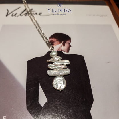 Cascade Of Pearl Necklace