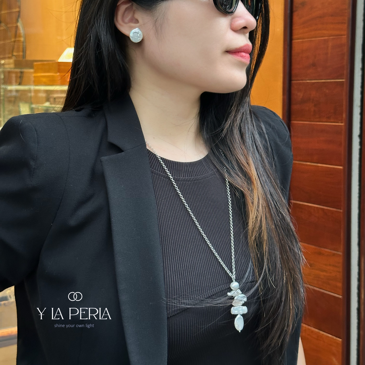 Cascade Of Pearl Earring