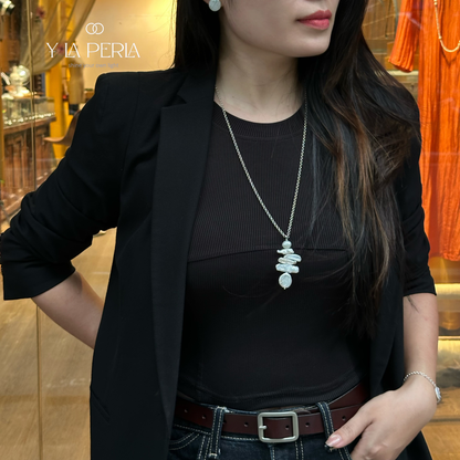 Cascade Of Pearl Necklace